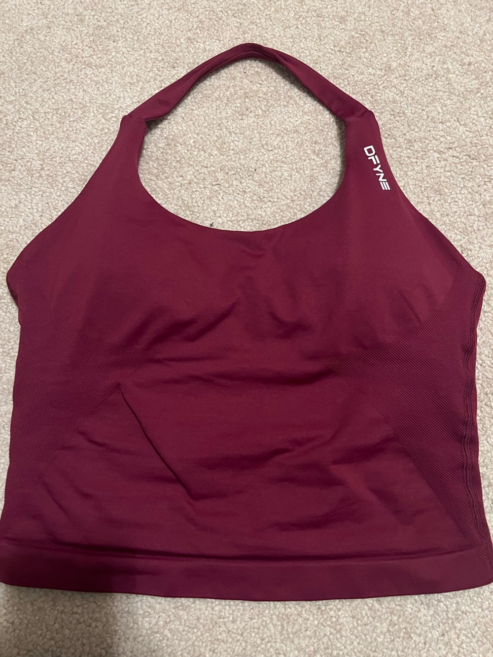 Dfyne halter tank top medium